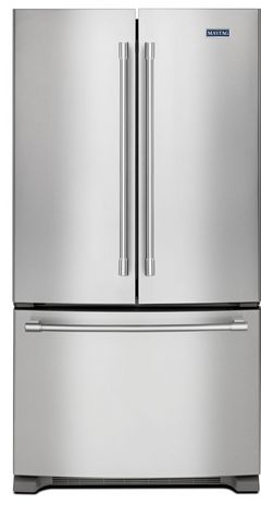 Maytag® 36 in. 25.2 Cu. Ft. Fingerprint Resistant Stainless Steel French Door Refrigerator