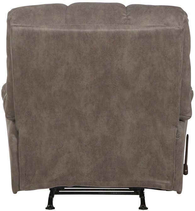 Catnapper® Machado Charcoal Oversized Chaise Rocker Recliner with Extra Extension Footrest-2