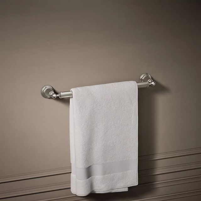 KOHLER® Pinstripe® Vibrant Polished Nickel 18" Towel Bar-1
