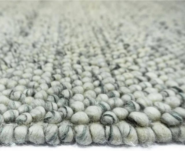 KAS Rugs Pave Ivory Grey Cornerstone 5'x8' Area Rug-3