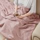 Olliix by Madison Park Olivia Blush Carved Serengeti Fur Throw-4