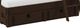 Elements International Cali Kids Brown Twin Over Full Bunk Bed with Ladder and Trundle-1
