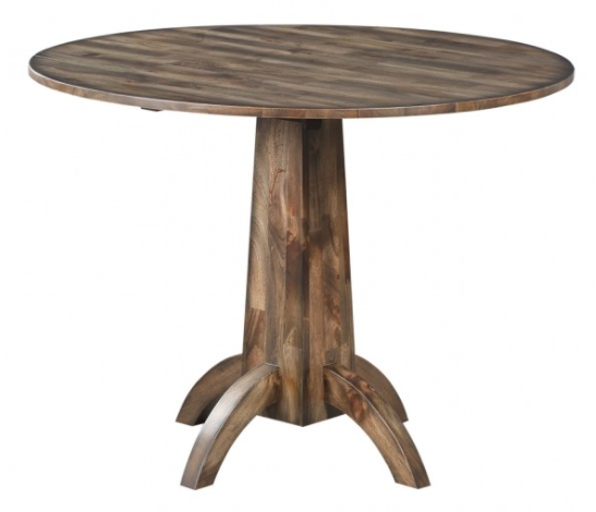 Winners Only® Zoey Mango 40" Round Table with Drop Leaves-0