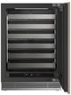 U-Line®  Home Collection 24" 5.1 Cu. Ft. Panel Ready Wine Refrigerator with Glass Door-2