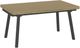Amisco Customizable Lewis 90" Rectangular Extendable Table with 1" Thermo Fused Laminate Top and 2 Leaves-0