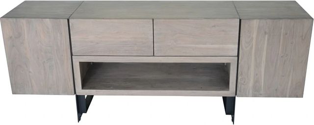 Moe's Home Collection Tiburon Pale Grey Multi-Media Cabinet-1