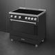 Smeg Professional 36" Matte Black Pro Style Induction Range-4