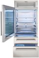 Sub-Zero® PRO Series 36" 22.7 Cu. Ft. Stainless Steel Frame Built-In Bottom Freezer Refrigerator-1