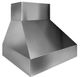 Trade-Wind® P7200 Series 72" Stainless Steel Pyramid Style Outdoor Wall Mounted Range Hood-2