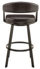Armen Living Chelsea Chocolate 26" Swivel Counter Stool-4