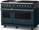 Viking® 5 Series 48" Squall Pro Style Dual Fuel (NG) Range with Brushed Brass Trim-3