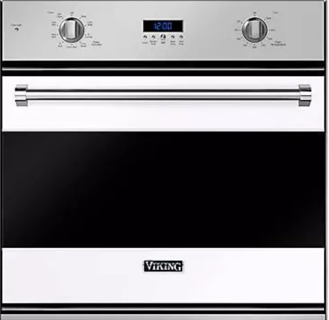 Viking® 3 Series 30" White Electric Built In Single Oven-0