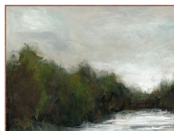 Classic Home Early Morning Painting Art -1