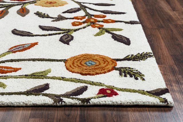 Rizzy Home Dimension Ivory 5' x 8' Rug-2