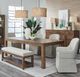 Liberty Furniture Shaker Lakes 6-Piece Harvest Brown/Taupe Rectangular Table Set-1