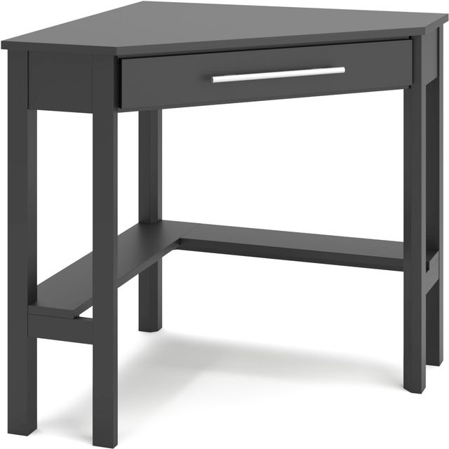 Signature Design by Ashley® Otaska Black Home Office Corner Desk-0