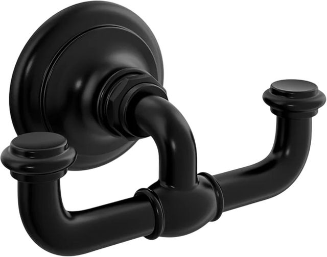 KOHLER® Artifacts® Matte Black Double Robe Hook -0