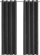Monarch Specialties Inc. 2-Piece Grey 54" x 95" Room Darkening Curtain Panel Set-0