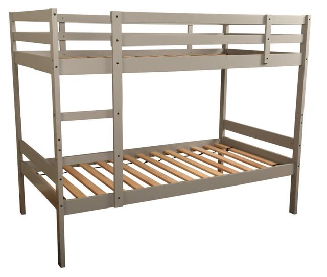 Kodiak Furniture Sydney Light Gray Twin/Twin Bunk Bed-0