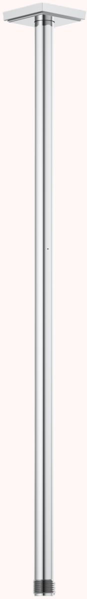 Brizo Essential™ Polished Chrome Ceiling Mount Shower Arm and Square Flange-0