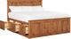 Archbold Furniture Customizable Shaker King Chest Panel Storage Bed-5
