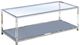 Furniture of America® Ludvig Glass Top Coffee Table with Chrome Frame -0