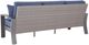 Signature Design by Ashley® Dillon Beach Blue/Gray Aluminum Outdoor Sofa-3