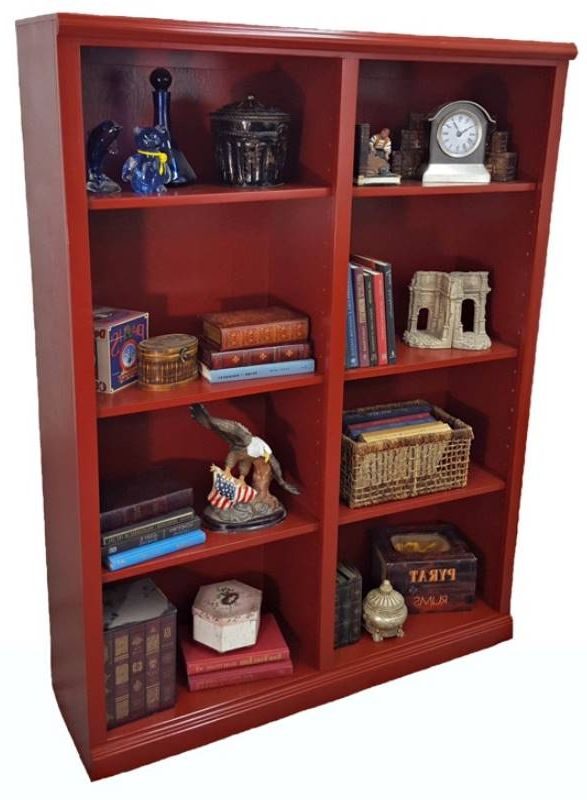 American Heartland Manufacturing Poplar Wide 60" Bookcase-0