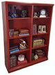 American Heartland Manufacturing Poplar Wide 60" Bookcase-0