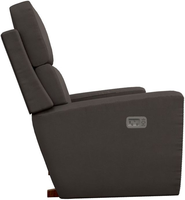 La-Z-Boy® Apollo Slate Leather Power Rocking Recliner with Headrest-2