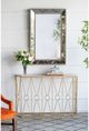A & B Home Silver/Gold Wall Mirror-5