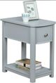 TEI Gray 12" Chairside Table-0