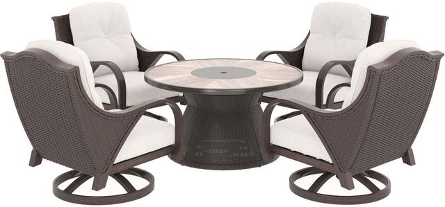 Signature Design by Ashley® Marsh Creek Brown Round Fire Pit Table-3