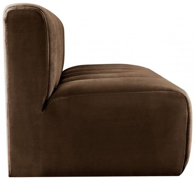 Meridian Furniture Arc 2-Piece Brown Velvet Sectional-2