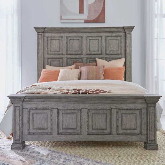 Liberty Furniture Graystone King Panel Bed-1