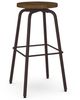 Amisco Customizable Button Swivel Bar Stool-0
