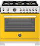 Bertazzoni Professional Series 36" Giallo Pro Style Gas Range-0