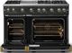 Viking® 5 Series 48" Antique Bronze Pro Style Gas (NG) Range with Brushed Brass Trim-1
