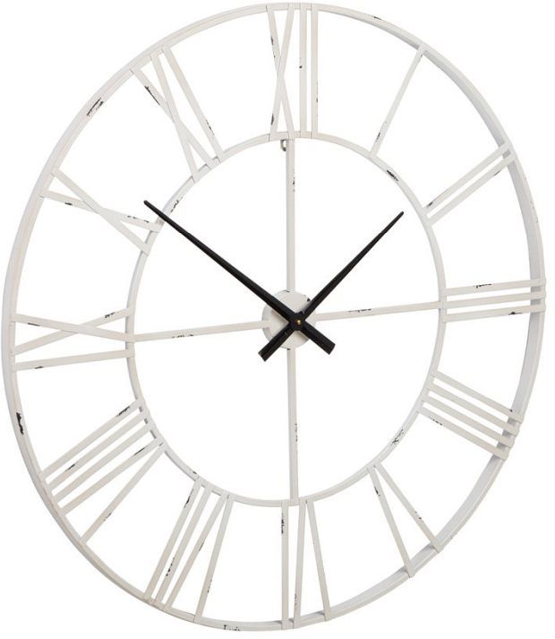 Signature Design by Ashley® Paquita Antique White Wall Clock-1