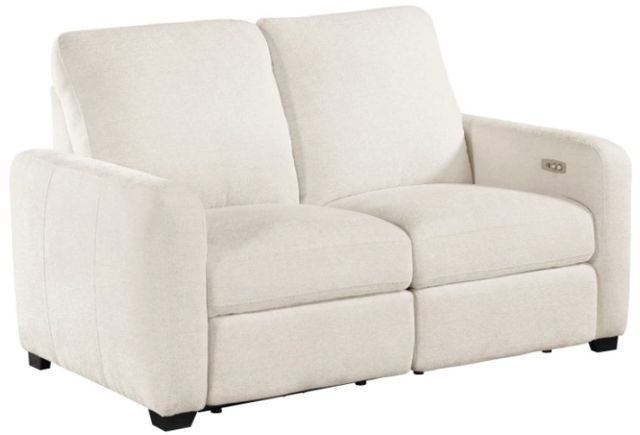 Homelegance® Vera Beige Power Double Reclining Loveseat-0