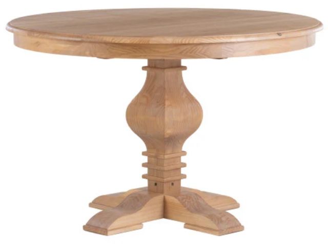 Powell® Banks Rustic Honey Round Dining Table-3