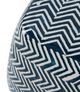 A & B Home Blue/White Herringbone Hand Paited Stool-3