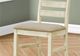 Monarch Specialties Inc. 2-Piece Antique White/Beige Linen Look 38" Upholstered Dining  Side Chairs-1