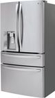 LG 22.7 Cu. Ft. Stainless Steel Counter Depth French Door Refrigerator-2