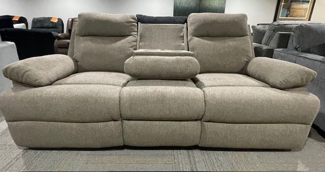 Mocha Manual Reclining Sofa - OVERSTOCK-0