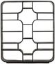Dovetail Furniture Gaetan Black Bookcase-1