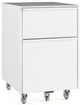 BDI Cascadia® 6207 Mobile File Pedestal-Smooth Satin White-0