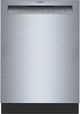 Bosch® 300 Series 24" Anti-Fingerprint Stainless Steel Front Control Built-In Dishwasher -0