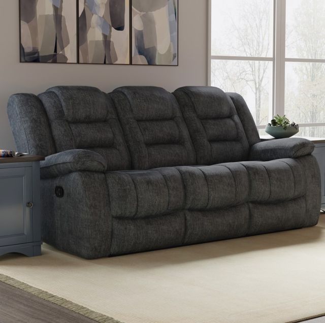 Parker House® Bolton Misty Storm Manual Glider Reclining Sofa-1