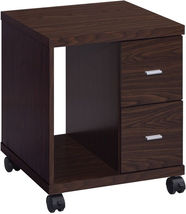 Coaster® Russell Medium Oak 2-Drawer Computer Stand-0